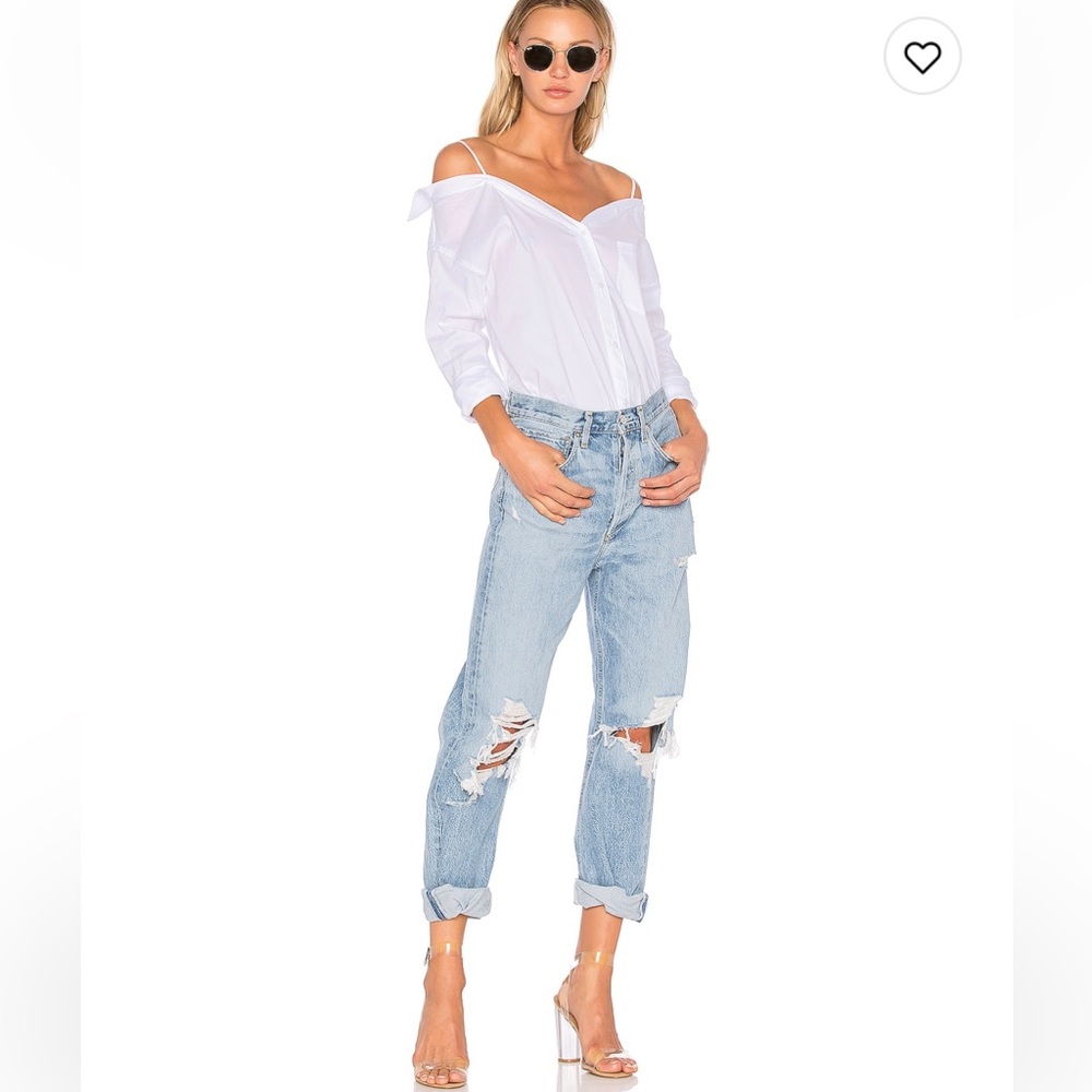 Agolde 90’s Midrise Loose Fit in Fall Out